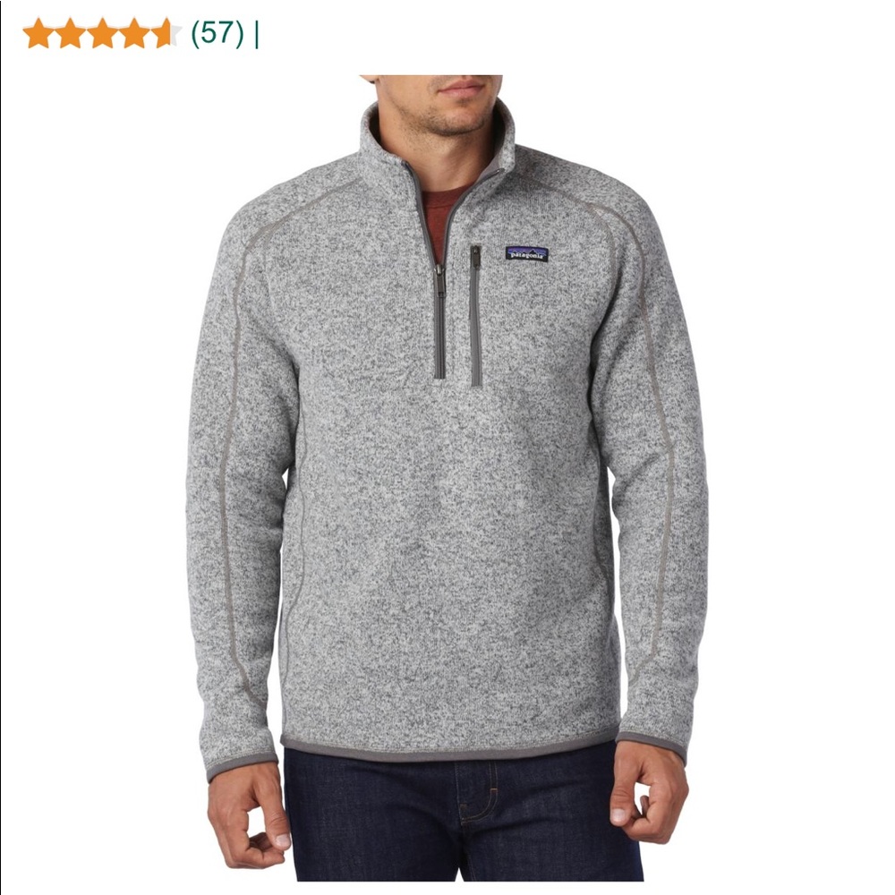 Men’s better sweater 1/4 zip pull over